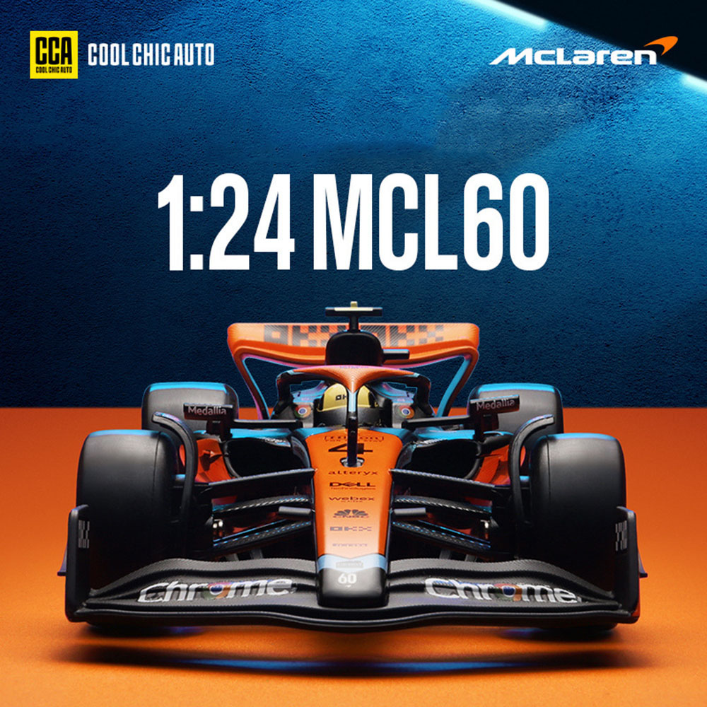 Model Kit Formula 1 - 1:24 McLaren MCL60 Miniature Cars Alloy