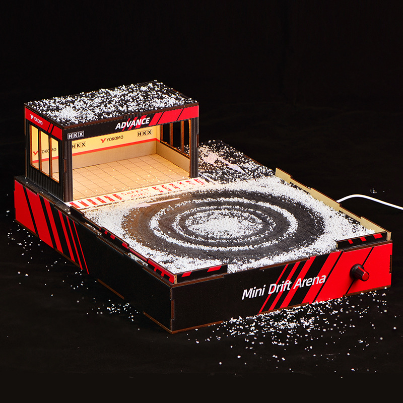 Model Kit Toy - 1:64 Scale DIY Drift Track Diorama