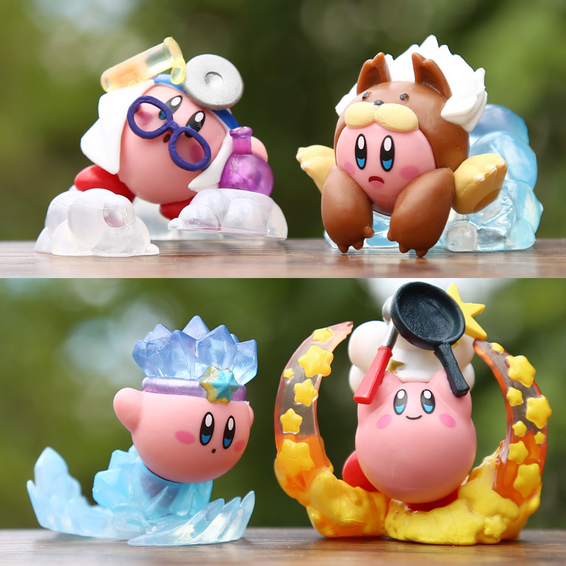 Model Kit Kirby - 4pcs/set Anime Kirby Figure Birthday Party