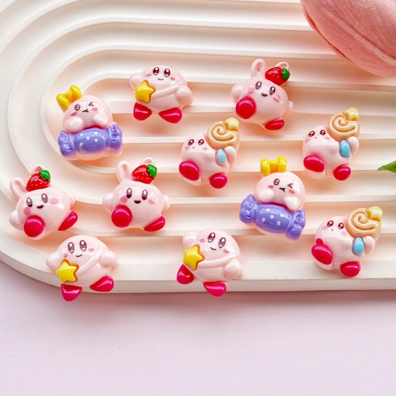 Model Kit Kirby - 7Pcs/Set Cartoon Cute Mini Star Kirby
