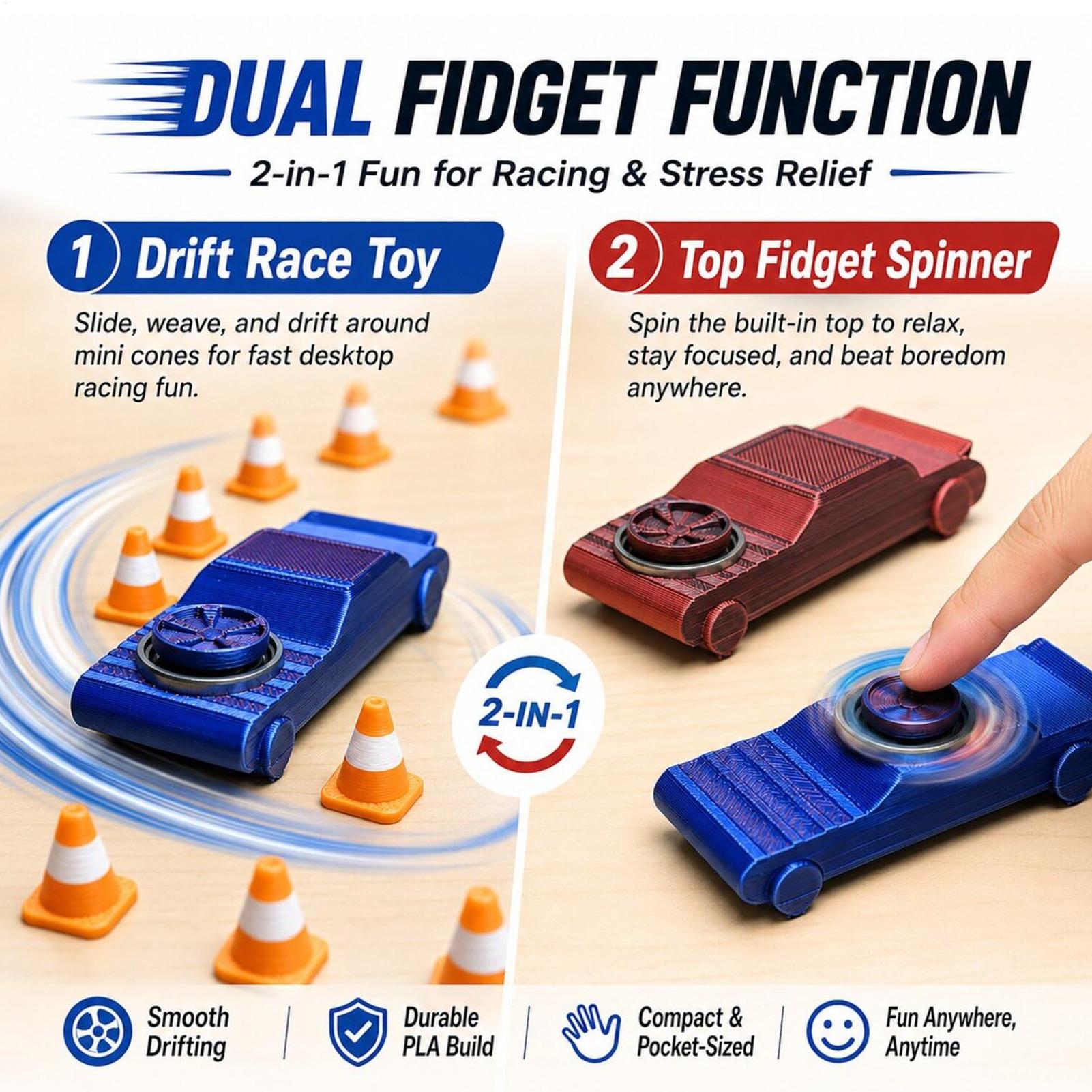 Mini Pocket Drift Car Fidget T - огляд і ціна Model Kit Plastic