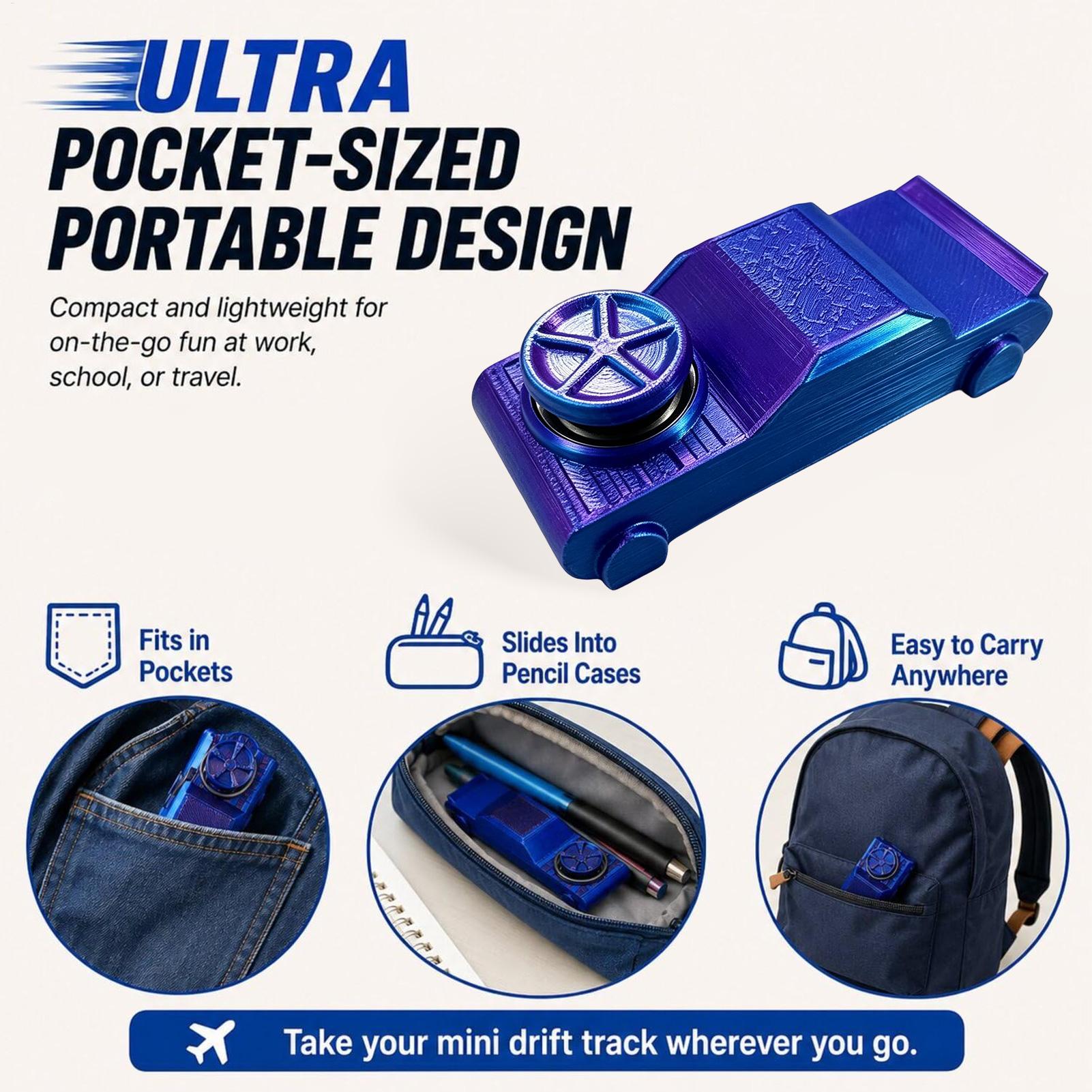 Mini Pocket Drift Car Fidget T - огляд і ціна Model Kit Plastic