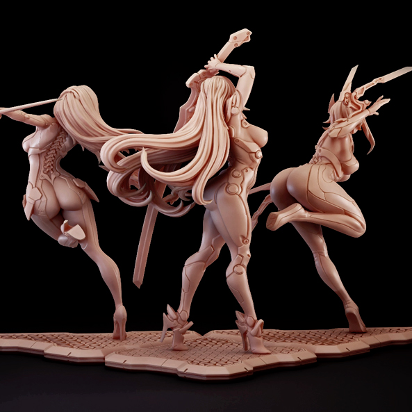 1/24  (3 people) Resin model c - огляд і ціна Model Kit Lucario
