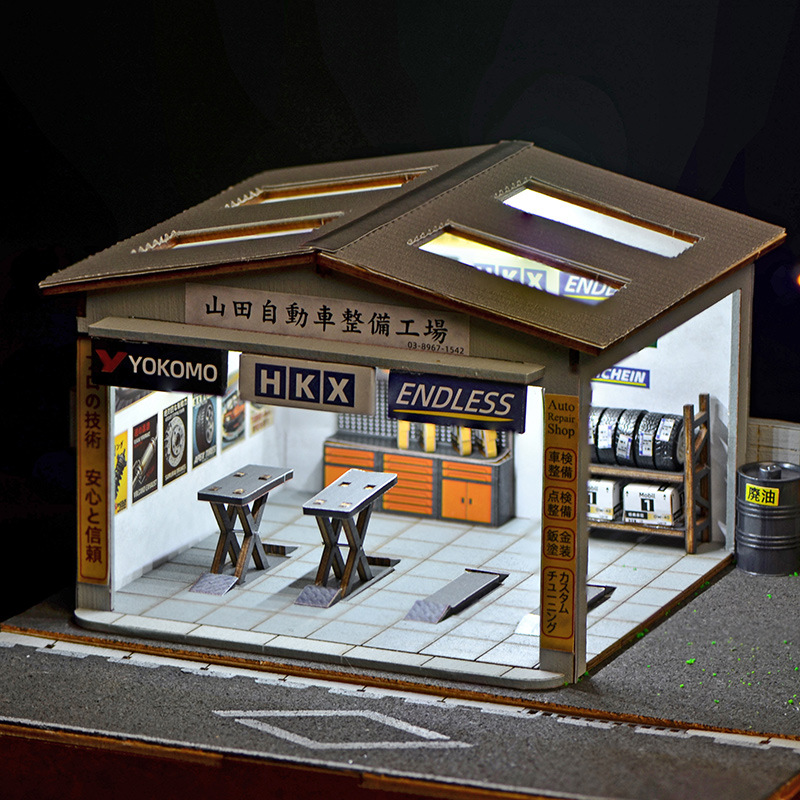1:64 Scale DIY Auto Repair Sho - огляд і ціна Model Kit Toy