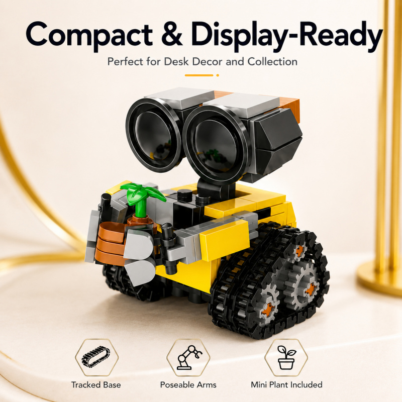 Mini Robot Building Blocks Set - огляд і ціна Model Kit Plastic