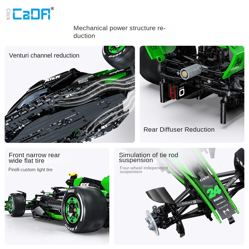 Cada Sauber F1 Team C44 Formul - огляд і ціна Model Kit Formula 1