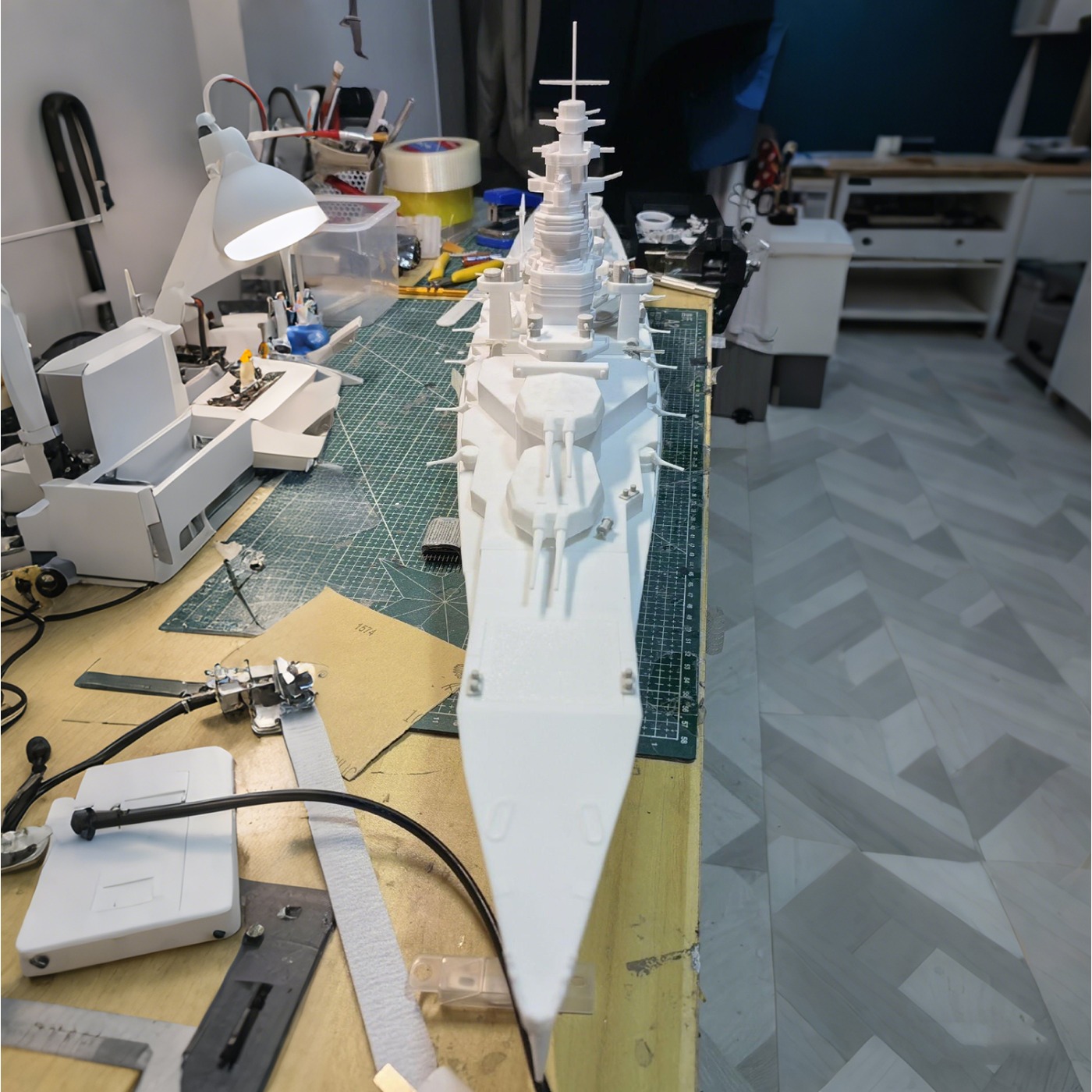 1/200 RC Ships 107cm Kongo WWI - огляд і ціна Model Kit Lucario