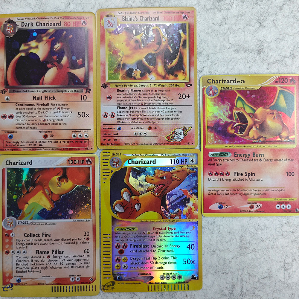 PTCG Charizard Cards Shining L - огляд і ціна Model Kit Plastic