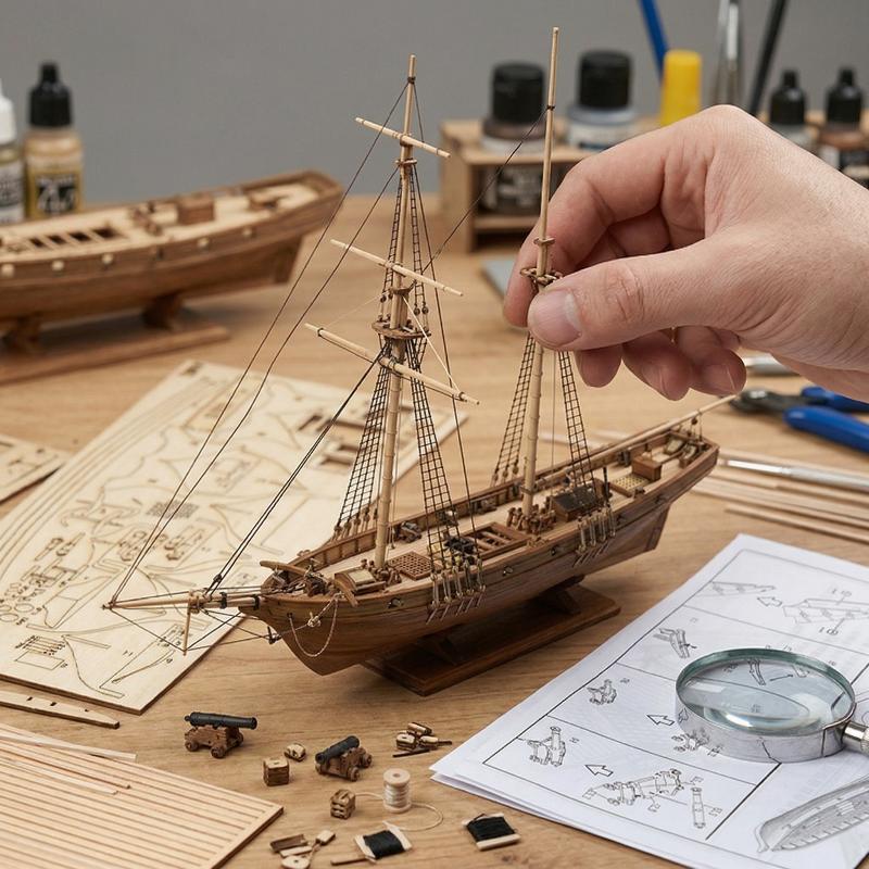 Wooden Ship Model Kit - DIY Sa - огляд і ціна Model Kit Lucario