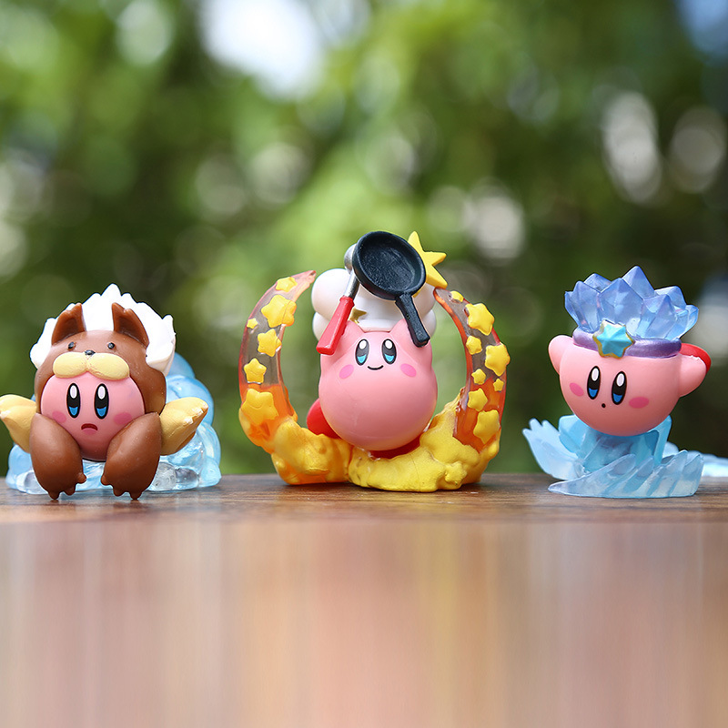4pcs/set Anime Kirby Figure Bi - огляд і ціна Model Kit Kirby
