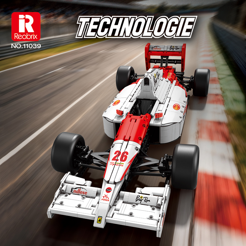2800PCS MP4 Formula Racing Car - огляд і ціна Model Kit Formula 1