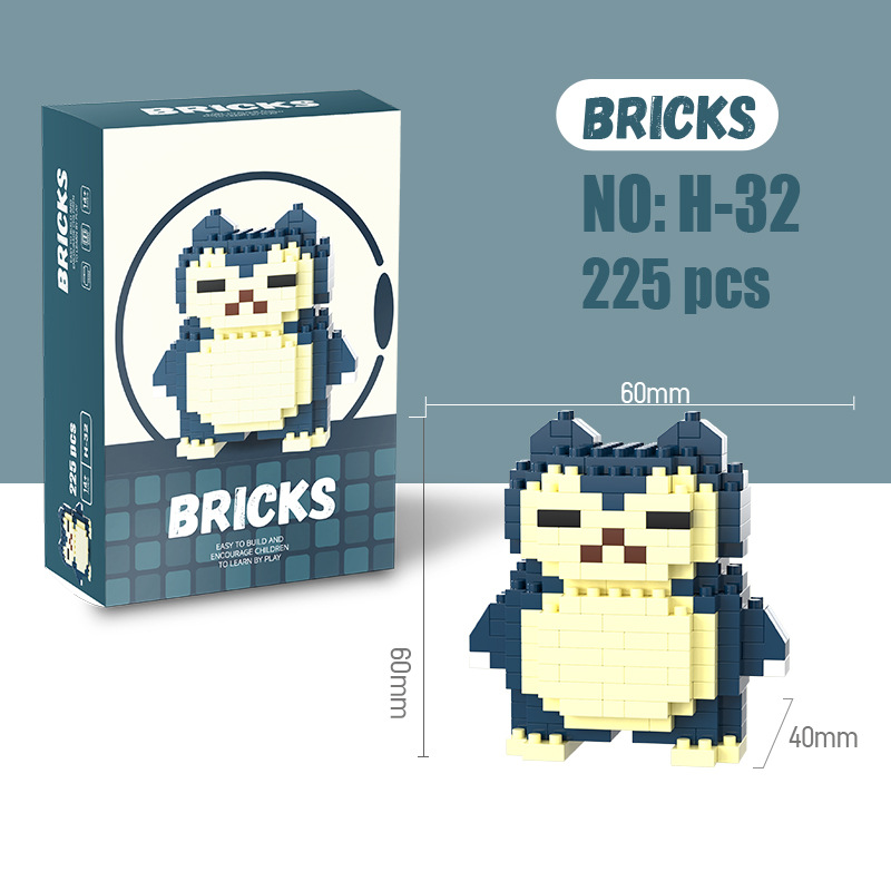 Pokemon Micro Building Blocks  - огляд і ціна Model Kit Toy