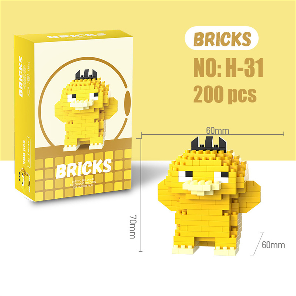 Pokemon Micro Building Blocks  - огляд і ціна Model Kit Toy