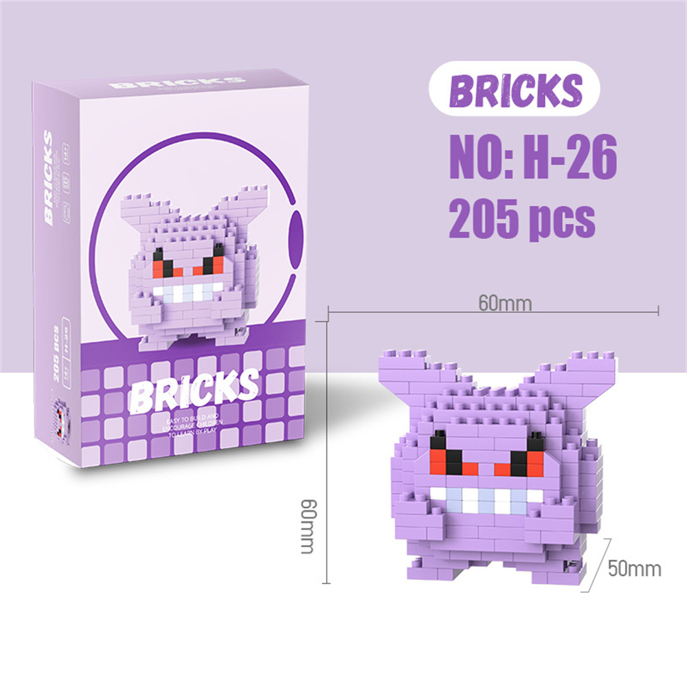 Pokemon Micro Building Blocks  - огляд і ціна Model Kit Toy