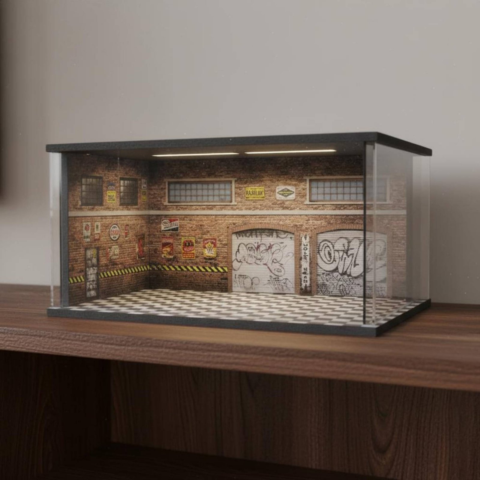 Lighted Car Repair Shop Model  - огляд і ціна Model Kit Toy
