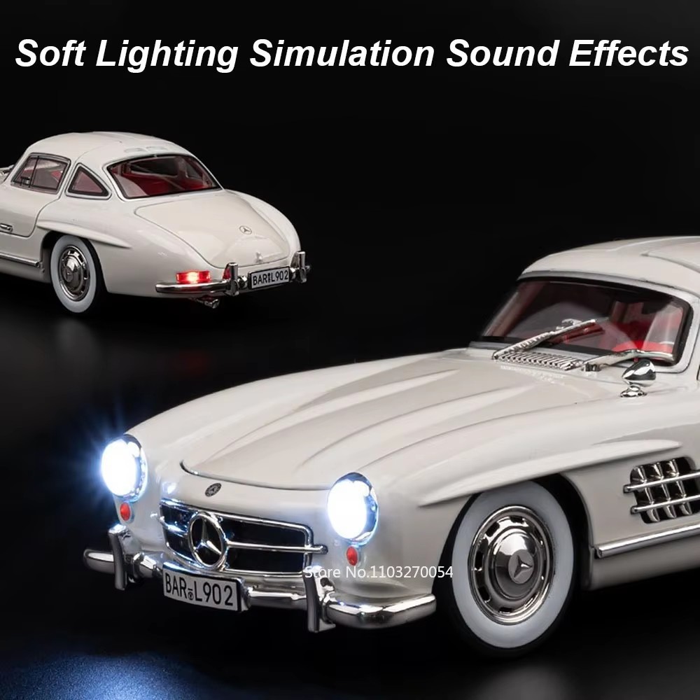 1:24 300SL W140 Alloy Model To - огляд і ціна Model Kit Mustang