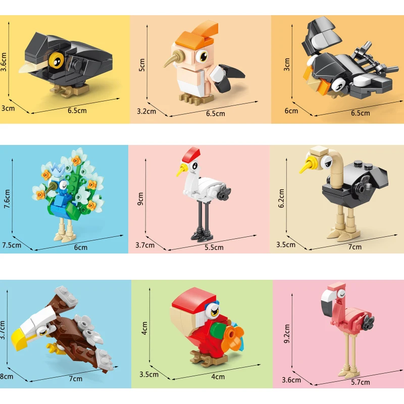 Bricks Animal Bird Paradise Cr - огляд і ціна Model Kit Plastic