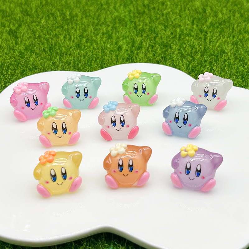 10pcs Cartoon Kirby Luminous S - огляд і ціна Model Kit Kirby
