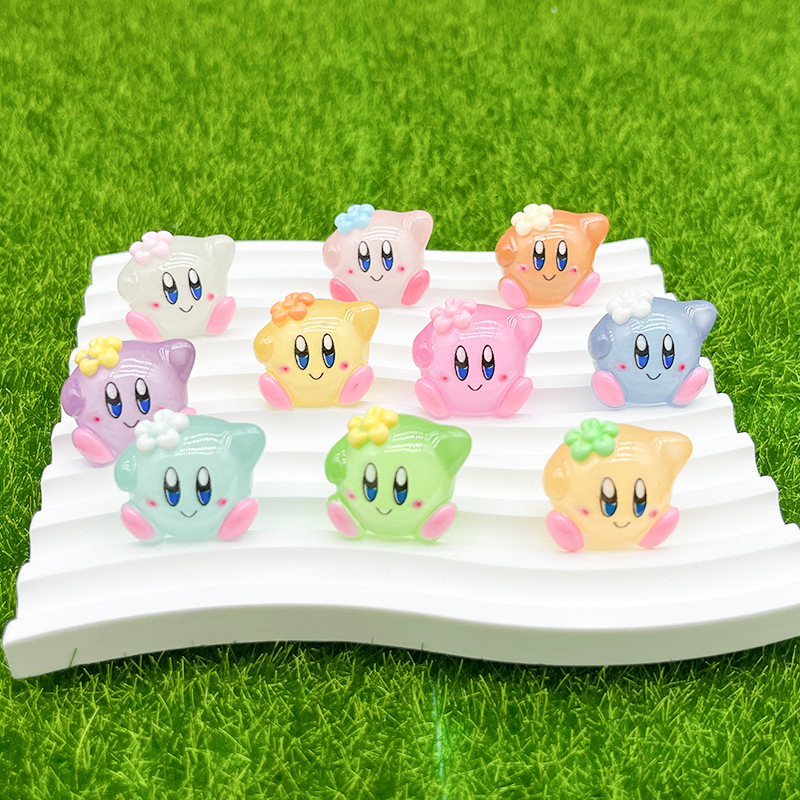 10pcs Cartoon Kirby Luminous S - огляд і ціна Model Kit Kirby