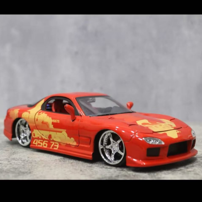 JADA 1:24 Tokyo Drift Han RX7  - огляд і ціна Model Kit Mustang