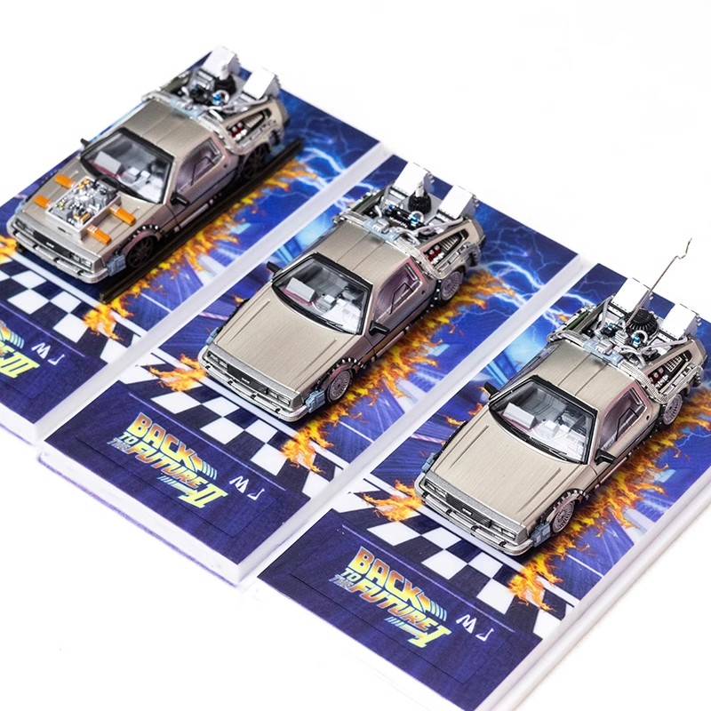 MJ 1:64 back to the future DeL - огляд і ціна Model Kit Pg